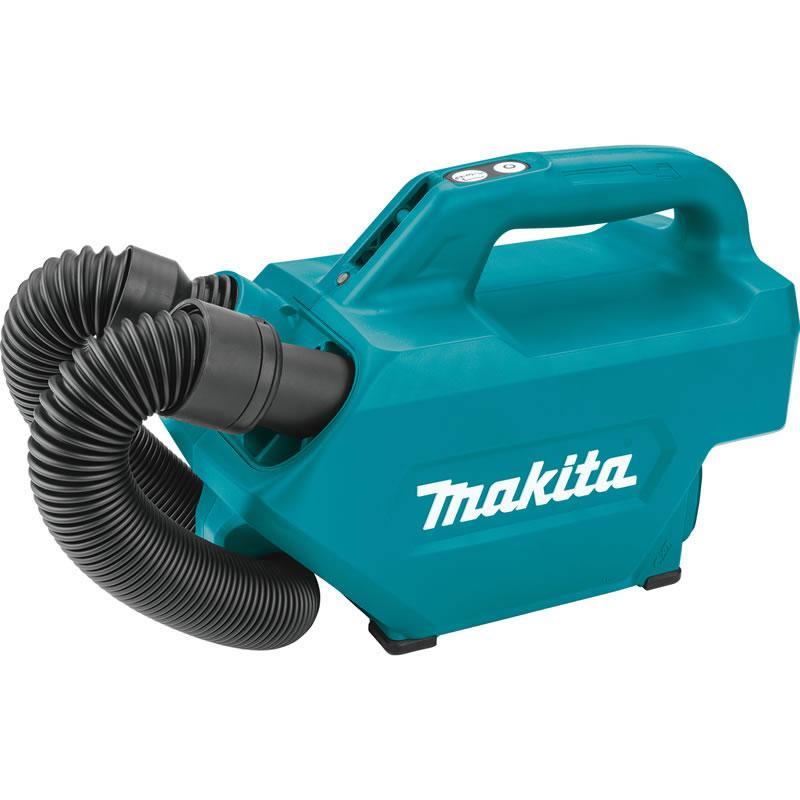 Aspirador E Soprador Sem Fio Portatil 12v Max 500ml Com Kit Bocais Mangueira Cl121dz Makita