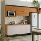 Cozinha Completa Itatiaia Ideale Com 9 Portas 2 Gavetas E 3 Prateleiras 270cm