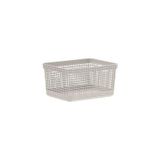 Caixas Organizadoras Cestos Grid 8 Litros Cg200 - Bege