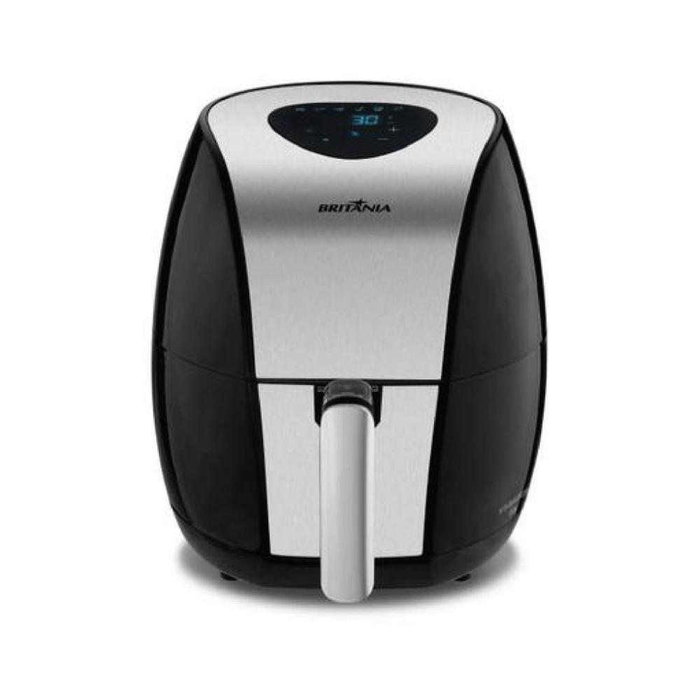 Fritadeira Sem Óleo Air Fryer Digital Britânia Bfr20pi 4 Litros Preta 220v