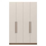 Armário Modulado Bartira Lugano Com 4 Portas 3 Gavetas 3 Prateleiras Casal