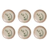 Conjunto De Pratos De Sobremesa Porto Brasil Coup Stone Magari Com 6 Peças