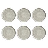 Conjunto De Pratos De Sobremesa Porto Brasil Linhas Pistache Com 6 Peças