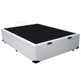 Cama Box Baú Viúva Sereneprime Sintético Branco 44x128x188