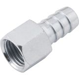 Espigão Fixo Fêmea Para Mangueira 3-8 Rosca 1-4 Npt Aço Zi
