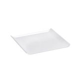 Bandeja Servir Quadrada 30x30 Branca Em Polipropileno Linha Tropical Vem