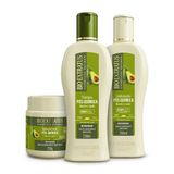 Kit Bio Extratus Pós Química Sh + Cond + Banho De Creme 250g