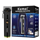 Máquina de Cortar Cabelo, Barbear e Aparar Kemei KM-1892