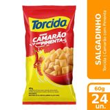 Salgadinho Torcida Camarão Com Pimenta 60g  - Embalagem Com 24 Unidades