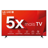 Smart TV 4K 43" LG UHD 43UT8000 Processador A5 Ger7 AI Alexa/Chromecast integrado Otimizador de Jogos webOS 24 Controle Smart Magic