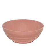 Bowl Oriental Redonda 1,2l Rosé Em Polipropileno Linha Tendência Vem