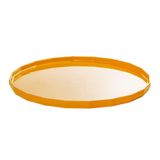 Bandeja Elegance Redonda Aro 30 Laranja Em Polipropileno Linha Tropical Vem