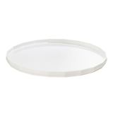 Bandeja Elegance Redonda Aro 30 Branca Em Polipropileno Linha Tropical Vem