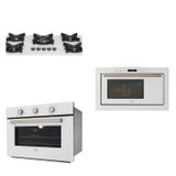 Conjunto Forno 50l 220v , Micro-ondas 25l 220v , Cooktop 5b Tc  Linha Infinity Branco