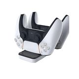 Carregador Dock Duplo Carregar Controle De Playstation 5