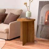 Mesa De Apoio Oval Delta Artely Mdf
