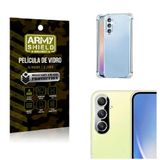 Capa Samsung A34 + Película De Câmera + Película De Vidro 3d