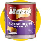 Tinta Acrílica Parede Exterior Interior 3,6l Amarelo Sol
