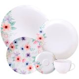 Kit Aparelho Jogo Jantar 20pçs 4pessoas Floratta Tramontina