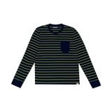 Camiseta  Manga Longa Juvenil Em Suedine Minty Azul 12