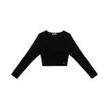 Blusa Juvenil Feminina Manga Longa Minty Preto 14