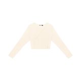 Blusa Juvenil Feminina Manga Longa Minty Bege 14