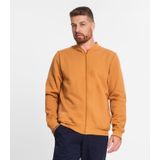 Jaqueta Plus Size Masculina Em Moletom Diametro Marrom G2