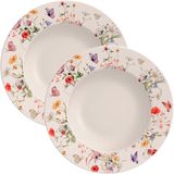 Kit Jogo Prato Raso Jantar 10 Pessoas 10pçs Ana Clara 27,5cm