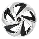 Calota Sportiva Modelo Nitro X Aro 13 Polegadas Silver/black Parafuso