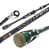 Vara Pesca Carretilha Lumis Tunizza Pro Cast Carbono Im8 1,83m 10-25lb New Model