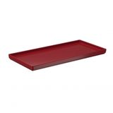 Prato Sushi Japones Retangular Uno 27x13x1,5 Cm Vermelho