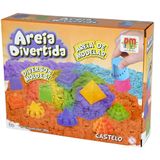 Areia Divertida Castelo 300g - Dm Toys Dm Toys