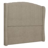 Cabeceira Casal Queen Cama Box 160cm Glenda I02 Bouclê Capuccino - Mpozenato