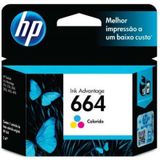 Cartucho Hp 664 Colorido 2ml Original