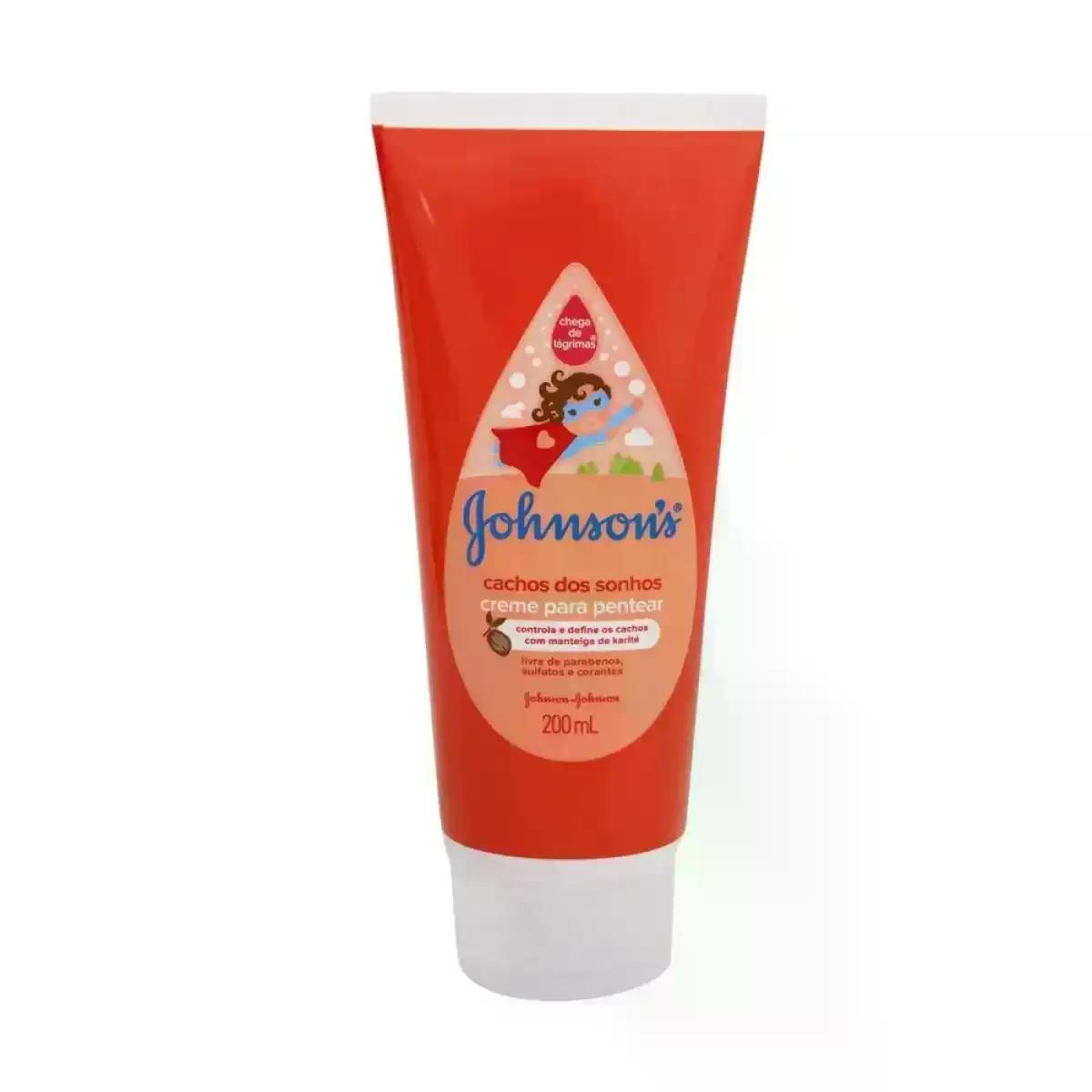 Creme De Pentear Cachos Dos Sonhos Johnson 200ml