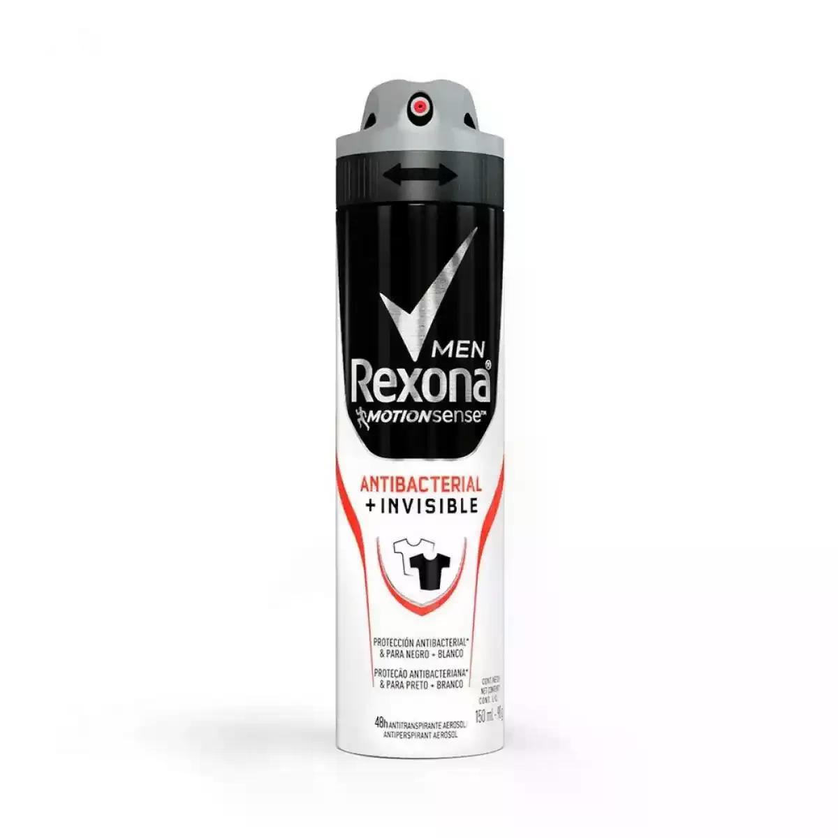 Desodorante Aerosol Invisible Men Rexona 150ml