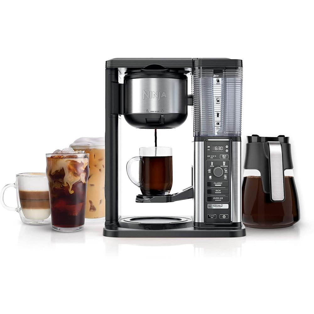 Ninja Specialty Coffee Maker, with 50 Oz Glass Carafe, Black and Stainless Steel Finish