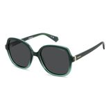 Óculos De Sol Feminino Polaroid Pld 4177 S X 1ed 55m9-verde