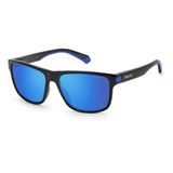 Óculos De Sol Masculino Polaroid Pld2123 S D51 - Preto/azul