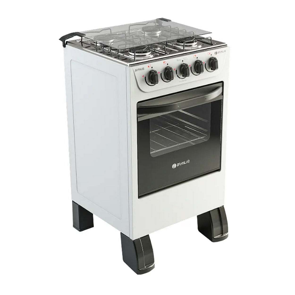 Fogão 4 Bocas New Sirius Braslar Branco