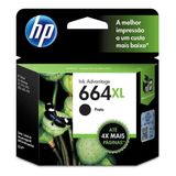 Cartucho Hp 664xl Tinta Original Preto Alto Rendimento Deskjet 2136 2676 3776 5076