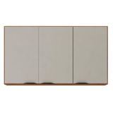 Armário Aéreo 3 Portas 120cm Firenze Amendola Touch/nude Prime Tx - Demóbile