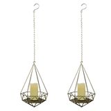 Dual Castiçal Prata Pendente Diamond Grande We Make