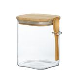 Pote Hermético Liege 950ml Borossilicato E Bambu Hauskraft