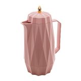 Garrafa Térmica De Plástico Diamond Rosa 1l Lyor