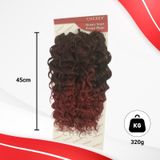 Cabelo Organico Crochet Zlp 320gr 45cm