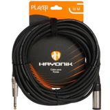 Cabo Extensor Player P10 (f) X P10 (m) 10m Preto Hayonik