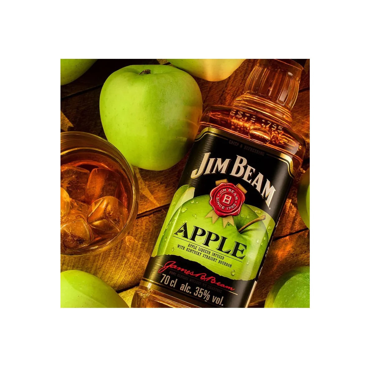 Whiskey Jim Beam Apple Bourbon 1000ml - Carrefour