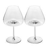 Kit  2 Taças Para Vinho De Cristal  Audax Veritas 960ml