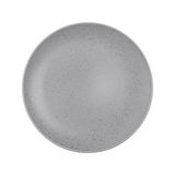 Prato De Sobremesa De Cerâmica Mist Cinza Matte 21cm